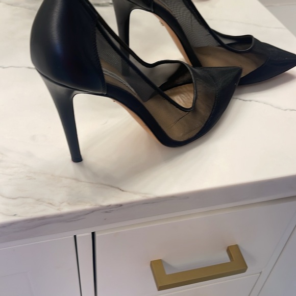 Beautiful DVF black mesh heels — always gorgeous. - Picture 4 of 6
